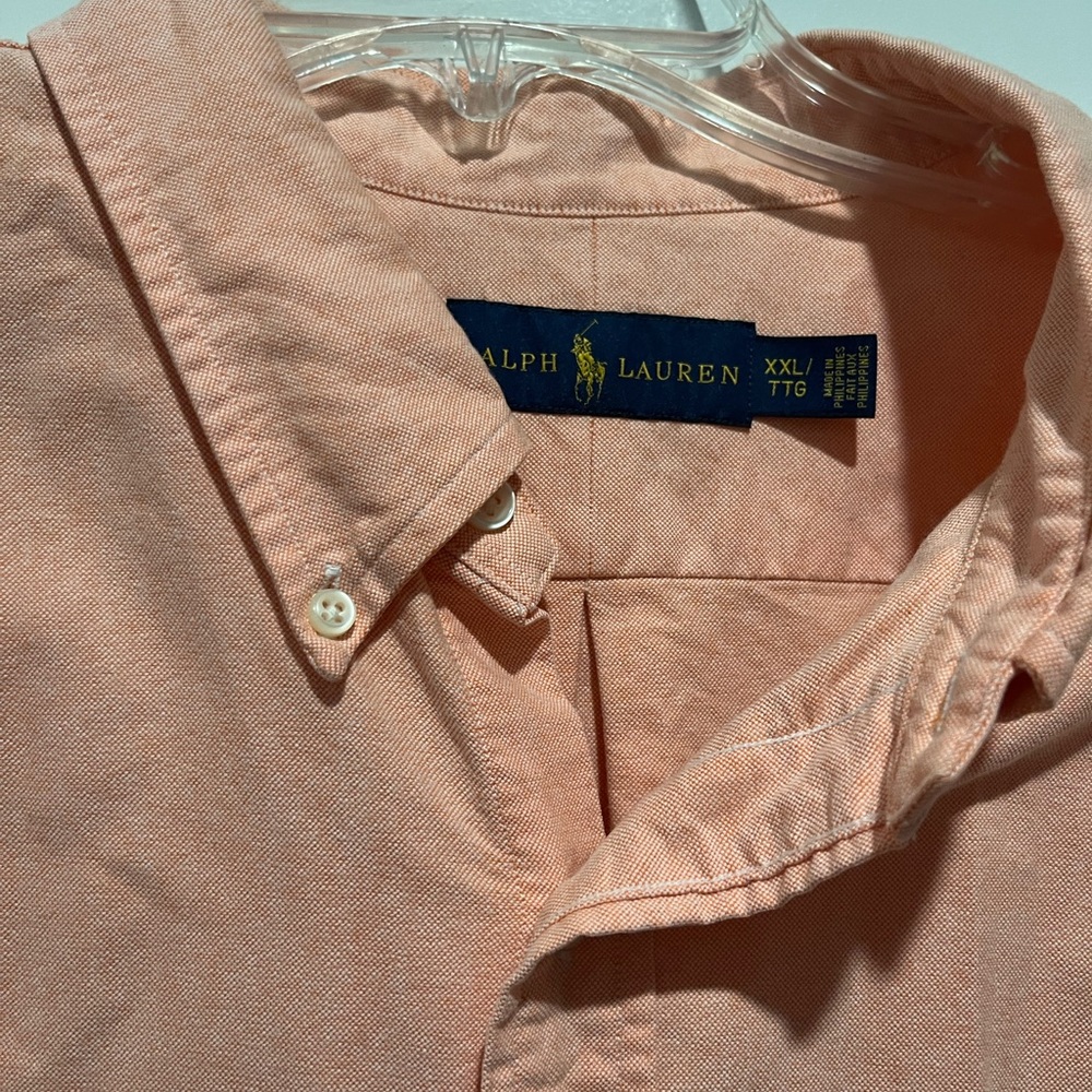 Polo Ralph Lauren Men’s Button Down- Peach/Salmon